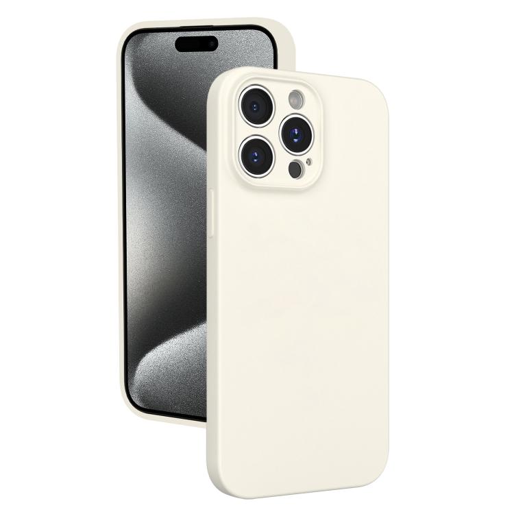 For iPhone 15 Pro Max Fine Hole Liquid Silicone Phone Case