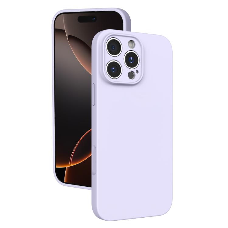 For iPhone 16 Pro Fine Hole Liquid Silicone Phone Case