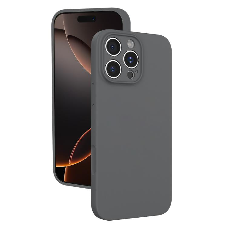 For iPhone 16 Pro Fine Hole Liquid Silicone Phone Case