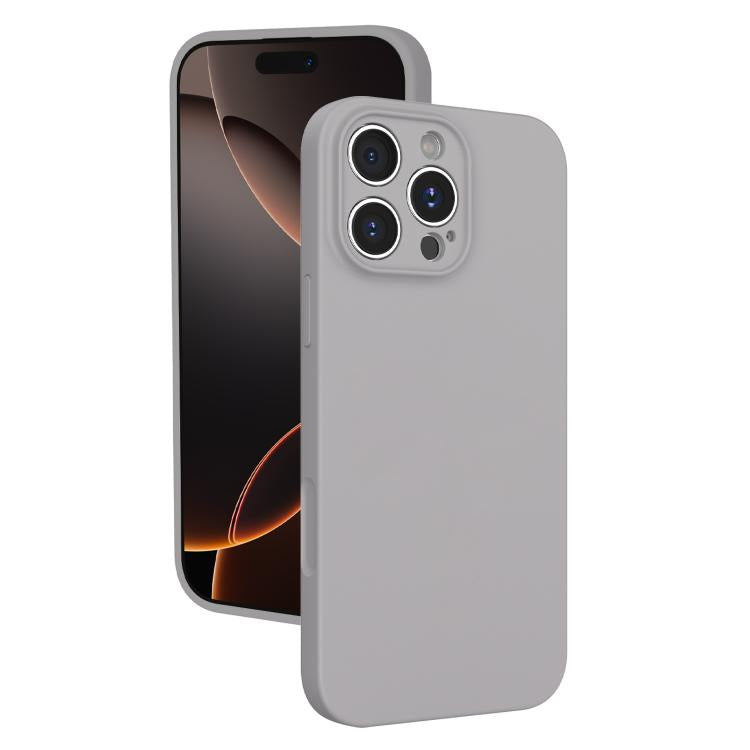For iPhone 16 Pro Max Fine Hole Liquid Silicone Phone Case