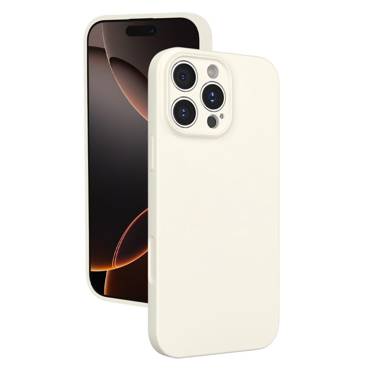 For iPhone 16 Pro Max Fine Hole Liquid Silicone Phone Case