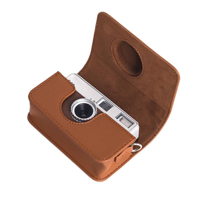 For Kodak EKTAR H35 / F501 / F9 Full Body Leather Camera Case Bag with Strap