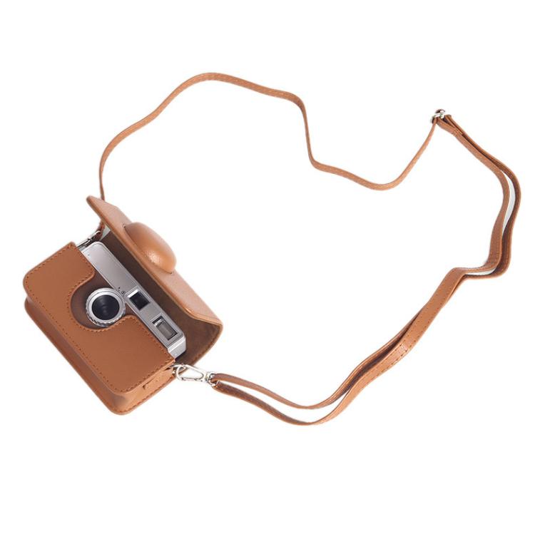 For Kodak EKTAR H35 / F501 / F9 Full Body Leather Camera Case Bag with Strap