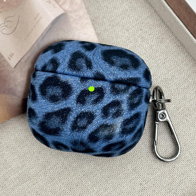 For AirPods Pro 2 Leopard Texture Wireless Earphone PC Case