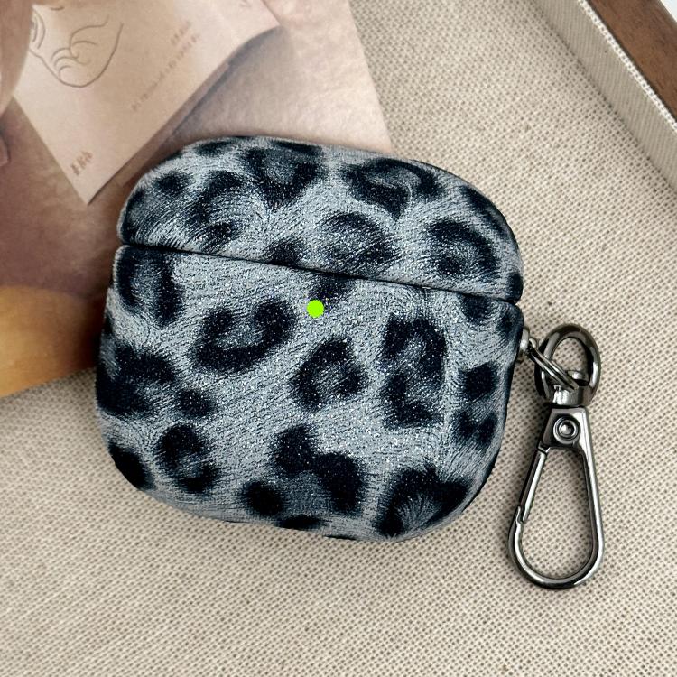 For AirPods Pro 2 Leopard Texture Wireless Earphone PC Case
