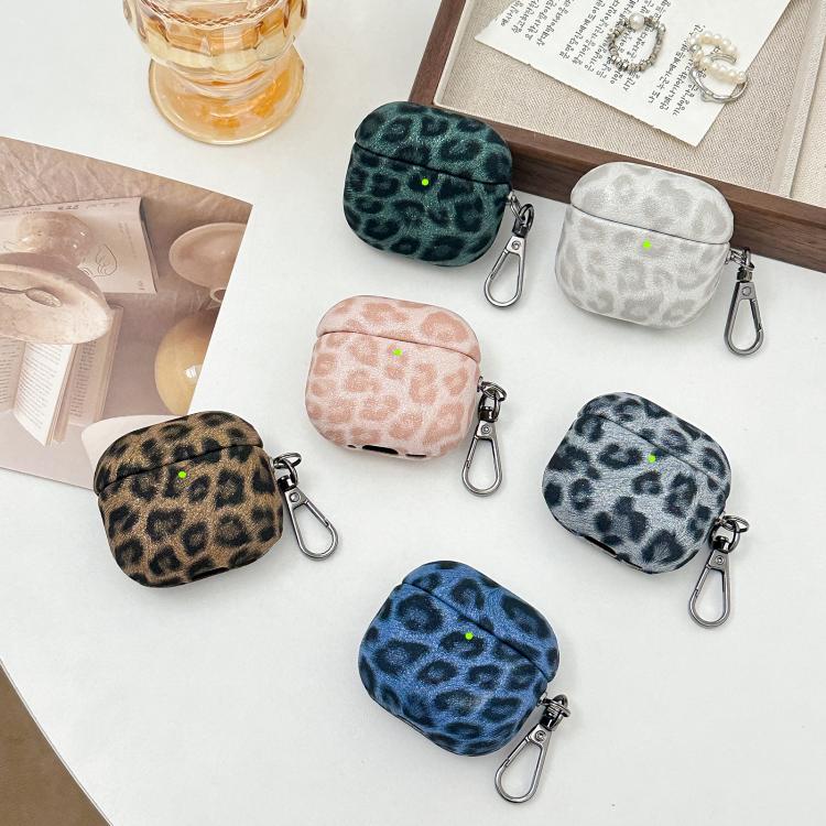 For AirPods Pro Leopard Texture Wireless Earphone PC Case