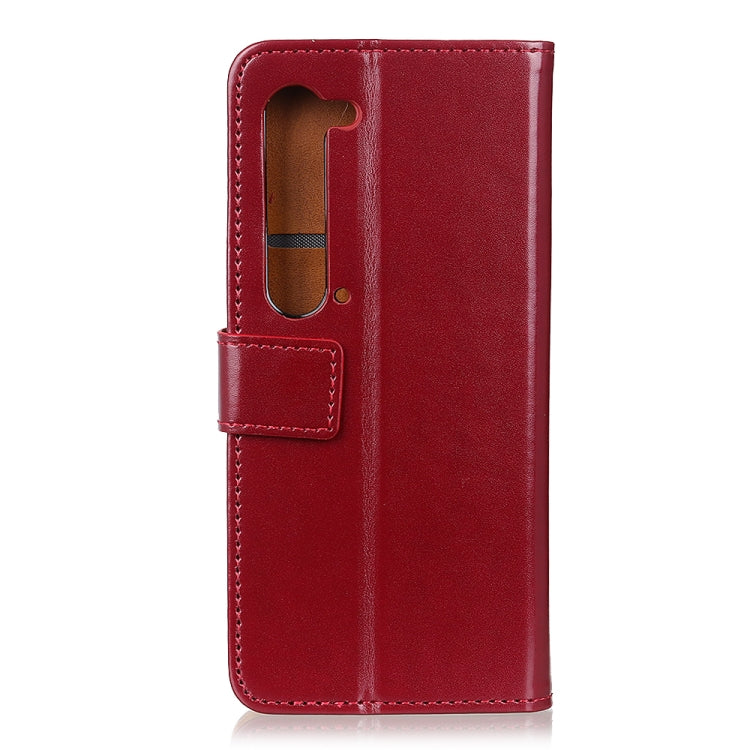 For Sharp Aquos R 5G 3-Color Pearl Texture Magnetic Buckle Horizontal Flip PU Leather Case with Card Slots & Wallet & Holder