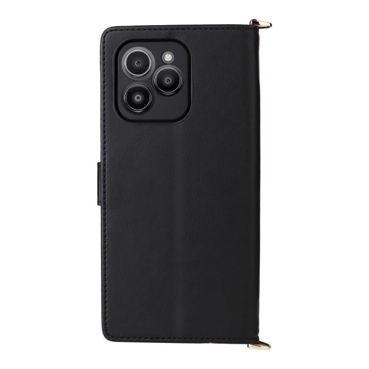 For Fossibot S1 5G Multifunctional 6-Card Slots Leather Phone Case with Wrist Strap