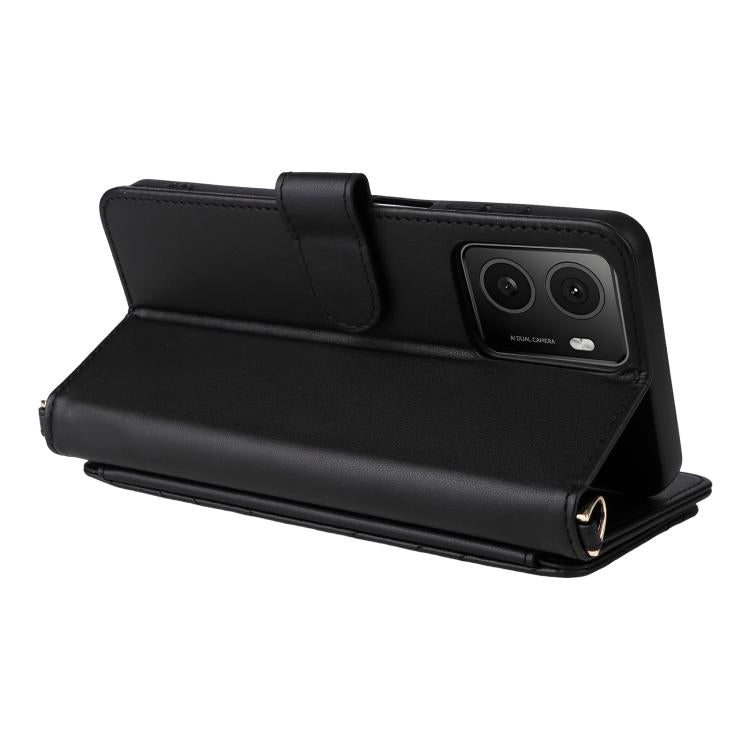 For HMD Pulse / Pulse Pro / Pulse+ Multifunctional 6-Card Slots Leather Phone Case with Wrist Strap