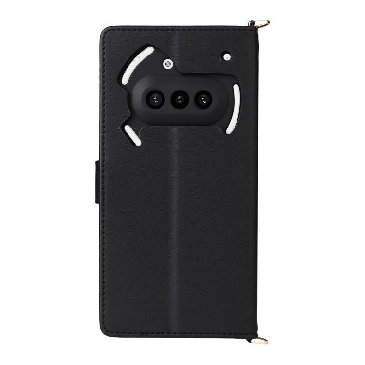 For Nothing Phone 3a Multifunctional 6-Card Slots Leather Phone Case with Wrist Strap