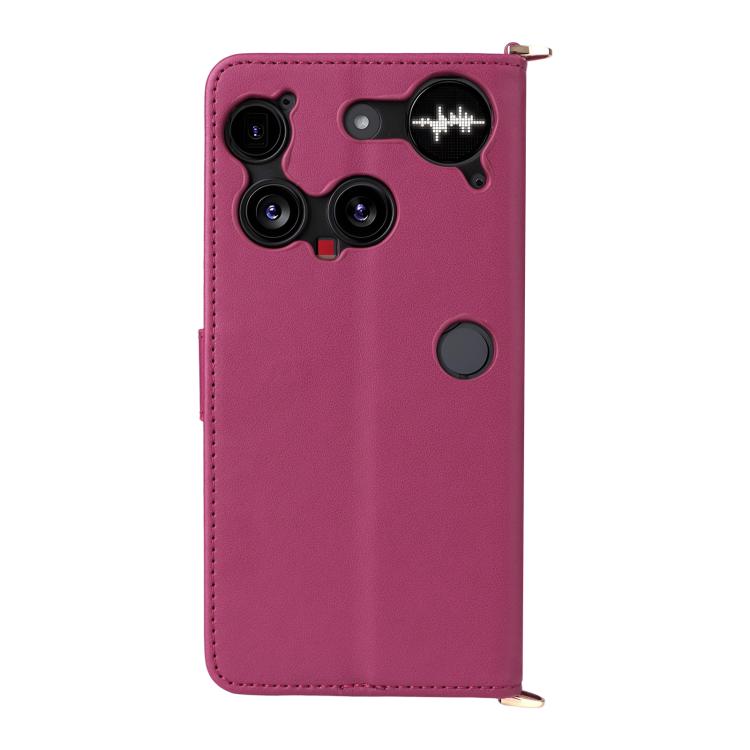For Nothing Phone 3 Multifunctional 6-Card Slots Leather Phone Case with Wrist Strap