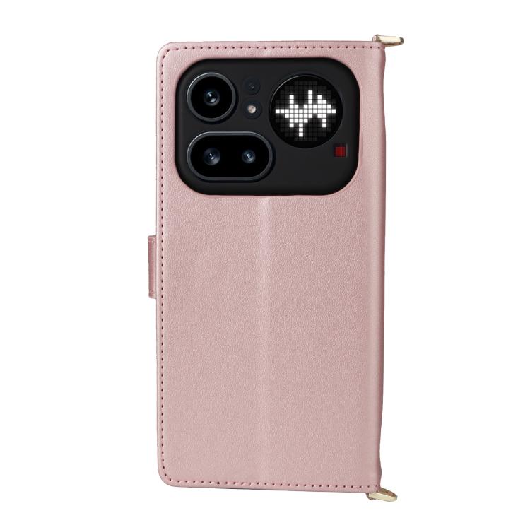 For Nothing Phone 4a Pro Multifunctional 6-Card Slots Leather Phone Case with Wrist Strap