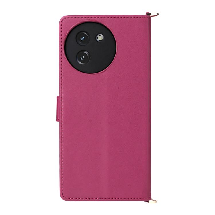 For Doogee Note 59 / Note 59 Pro Multifunctional 6-Card Slots Leather Phone Case with Wrist Strap