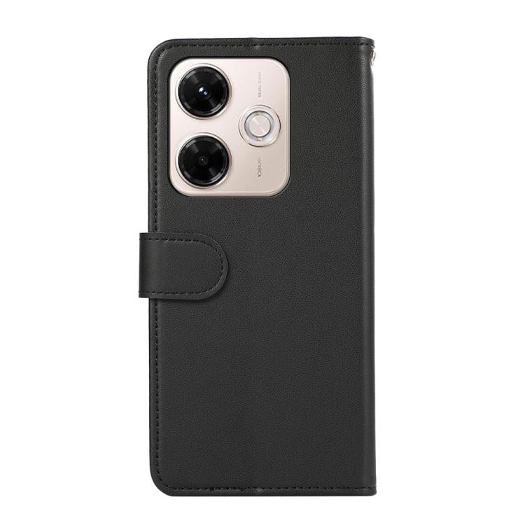 For Redmi 13X ABEEL Delicate Texture Splicing RFID Leather Phone Case