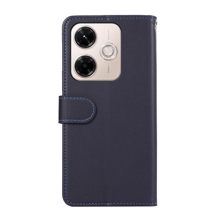 For Redmi 13X ABEEL Delicate Texture Splicing RFID Leather Phone Case