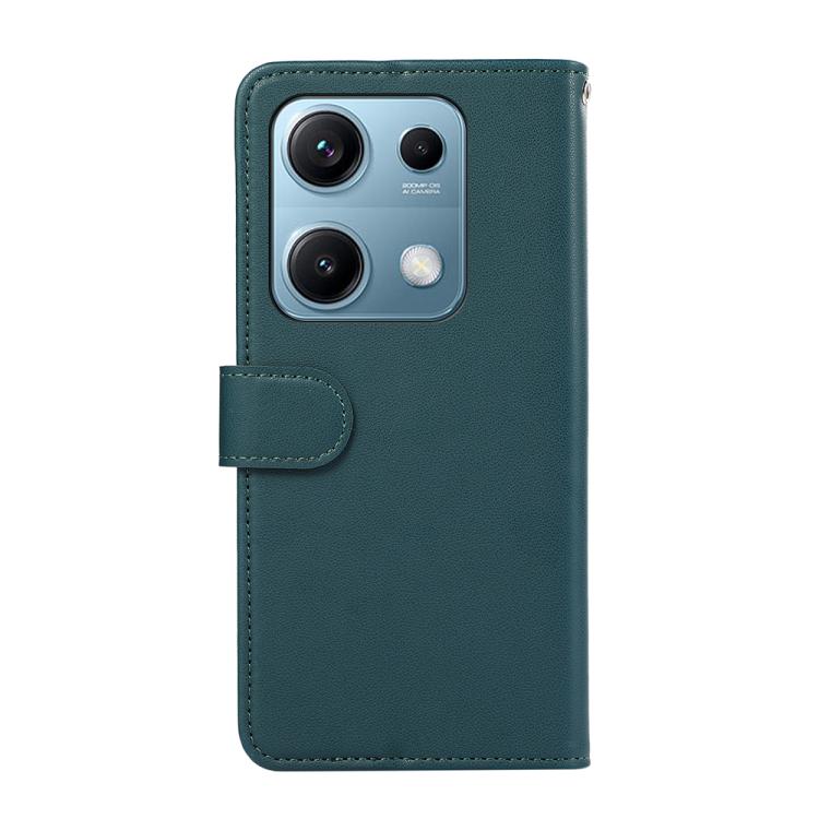 For Redmi Note 14s ABEEL Delicate Texture Splicing RFID Leather Phone Case
