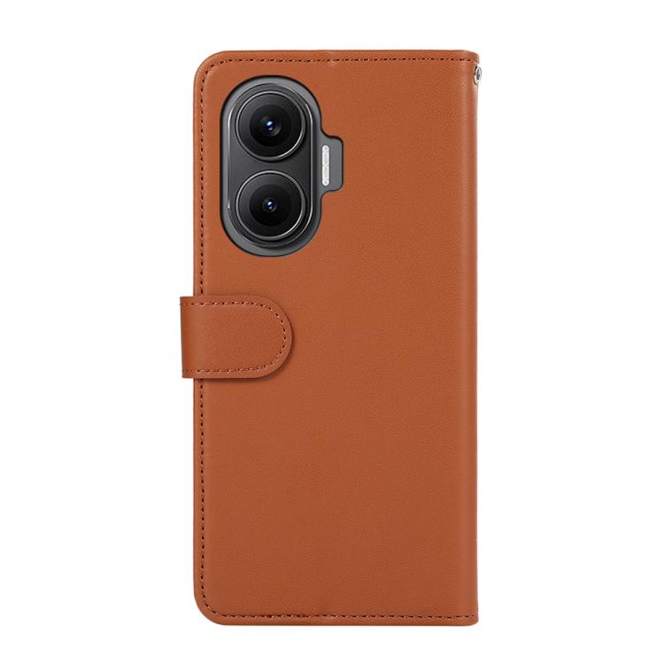 For Redmi Turbo 4 Pro ABEEL Delicate Texture Splicing RFID Leather Phone Case