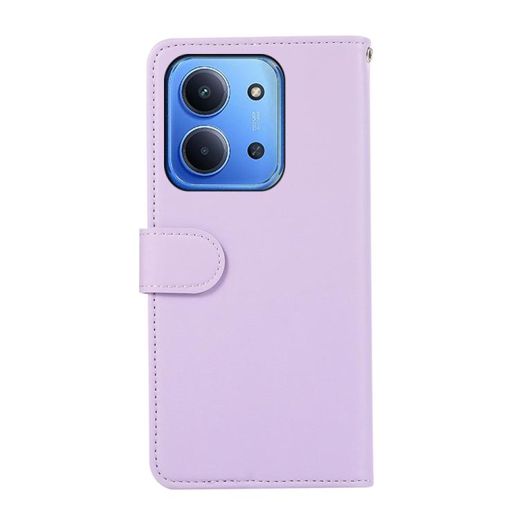 For Redmi 15C 5G / 4G Global 171mm ABEEL Delicate Texture Splicing RFID Leather Phone Case