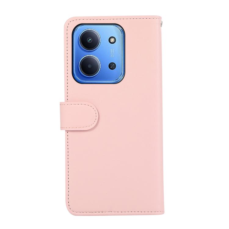For Redmi 15C 5G / 4G EU 173mm ABEEL Delicate Texture Splicing RFID Leather Phone Case