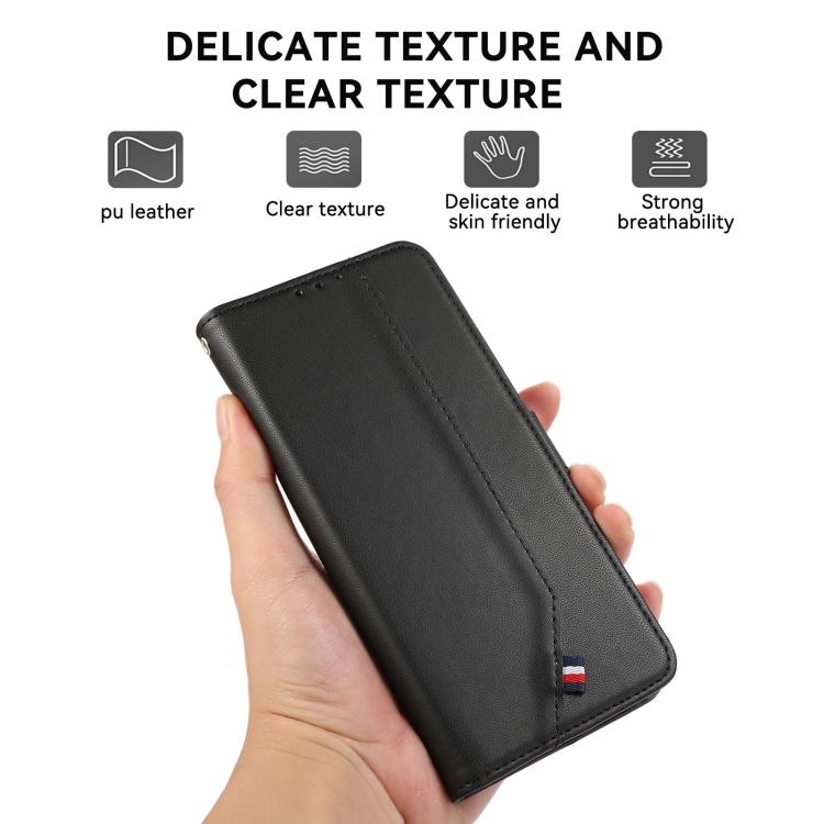For Redmi Note 15 Pro 5G Global 163.6mm ABEEL Delicate Texture Splicing RFID Leather Phone Case