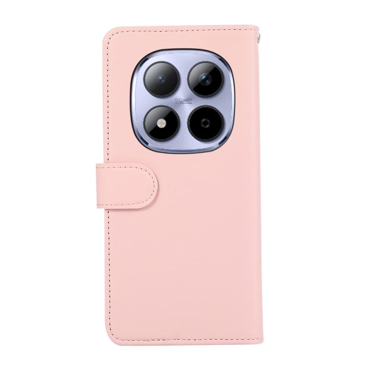 For Redmi Note 15 Pro 5G Global 163.6mm ABEEL Delicate Texture Splicing RFID Leather Phone Case