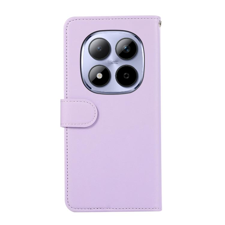 For Redmi Note 15 Pro 5G Global 163.6mm ABEEL Delicate Texture Splicing RFID Leather Phone Case