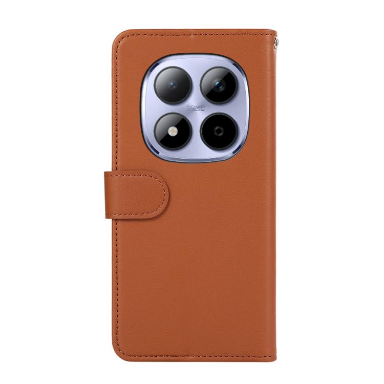 For Redmi Note 15 Pro 5G Global 163.6mm ABEEL Delicate Texture Splicing RFID Leather Phone Case