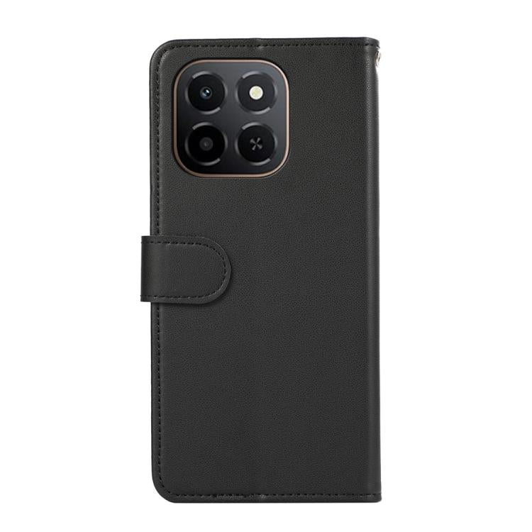 For Honor X6c 4G ABEEL Delicate Texture Splicing RFID Leather Phone Case