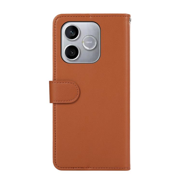 For Honor 600 Lite Global ABEEL Delicate Texture Splicing RFID Leather Phone Case