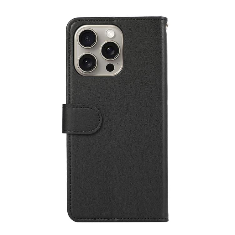 For iPhone 12 Pro ABEEL Delicate Texture Splicing RFID Leather Phone Case
