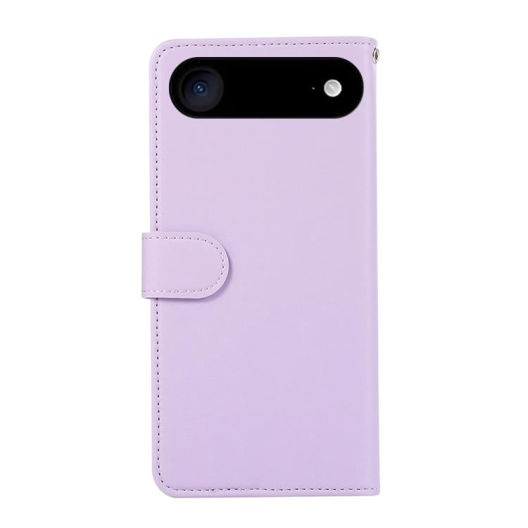 For iPhone Air ABEEL Delicate Texture Splicing RFID Leather Phone Case