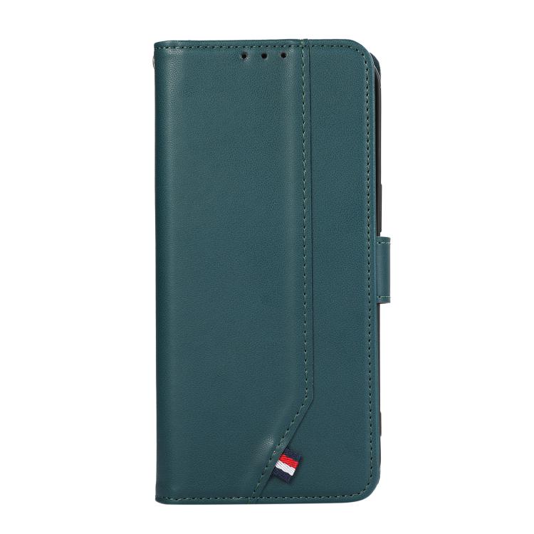 For iPhone 17 Pro Max ABEEL Delicate Texture Splicing RFID Leather Phone Case