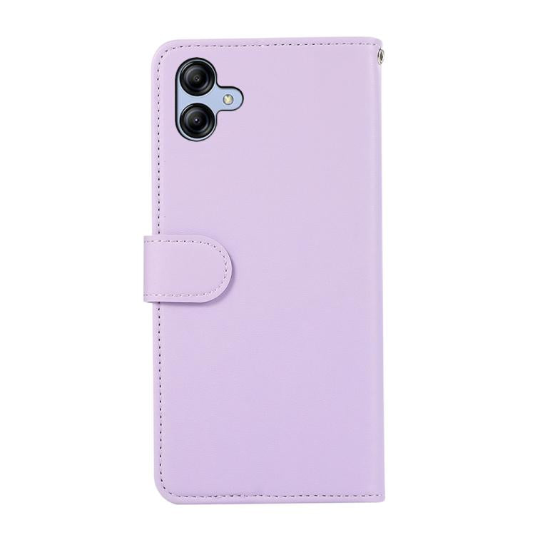 For Samsung Galaxy A05 4G ABEEL Delicate Texture Splicing RFID Leather Phone Case
