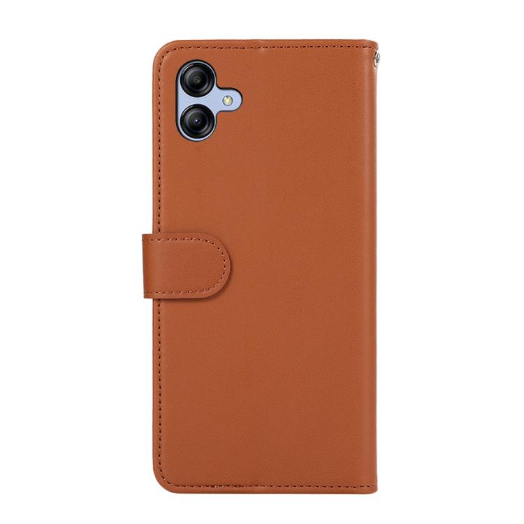 For Samsung Galaxy A05 4G ABEEL Delicate Texture Splicing RFID Leather Phone Case