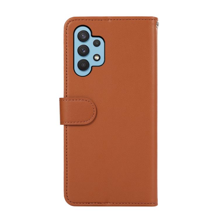 For Samsung Galaxy A32 4G ABEEL Delicate Texture Splicing RFID Leather Phone Case