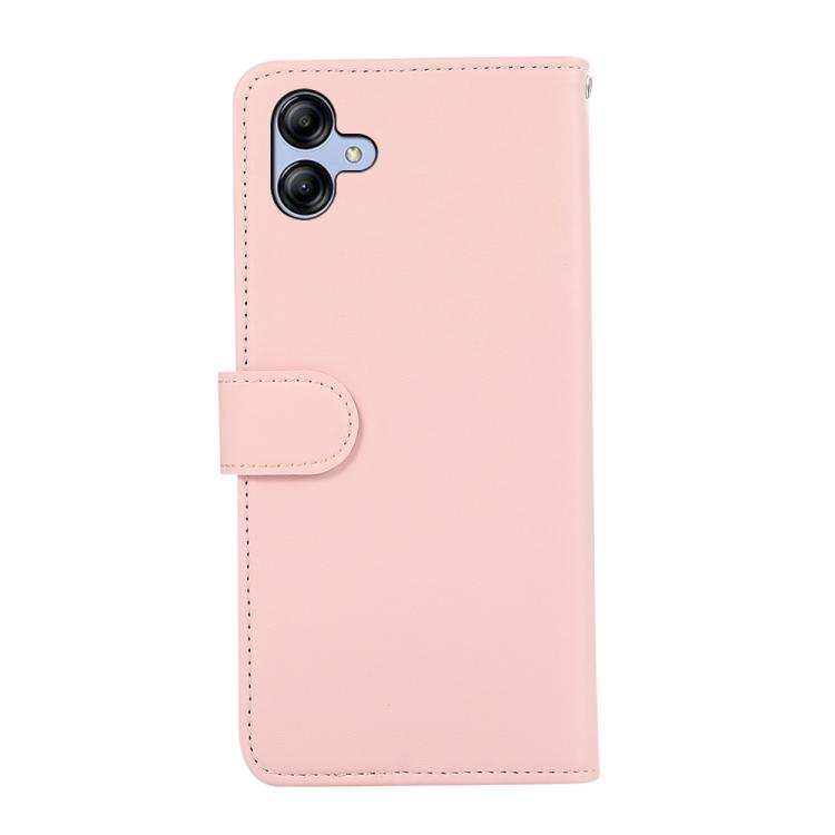 For Samsung Galaxy A07 5G ABEEL Delicate Texture Splicing RFID Leather Phone Case