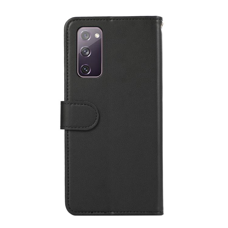 For Samsung Galaxy S20 FE ABEEL Delicate Texture Splicing RFID Leather Phone Case