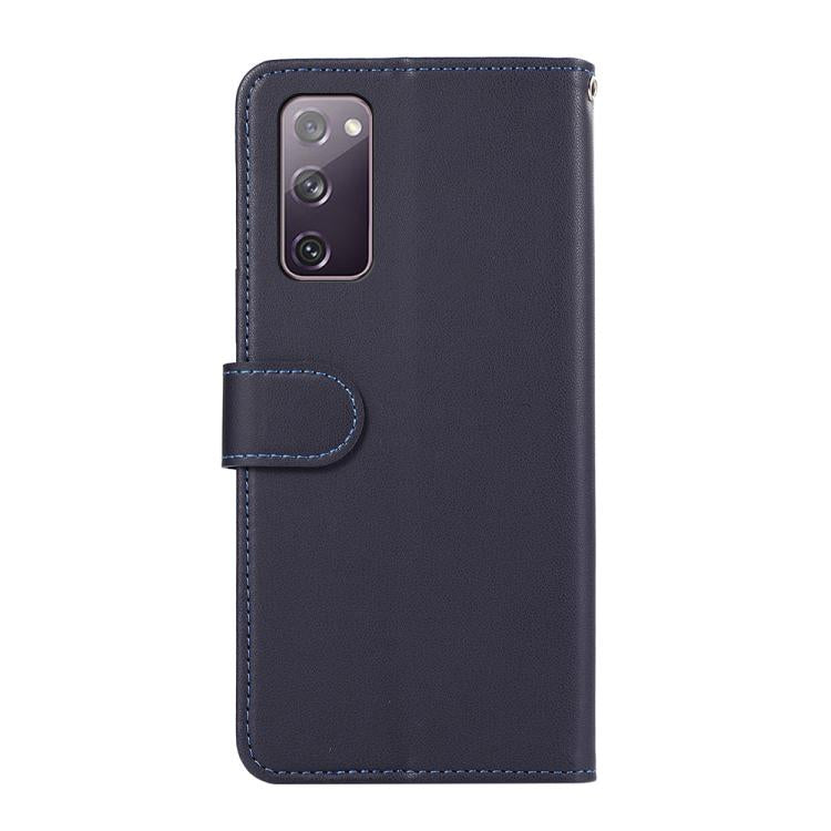 For Samsung Galaxy S20 FE ABEEL Delicate Texture Splicing RFID Leather Phone Case