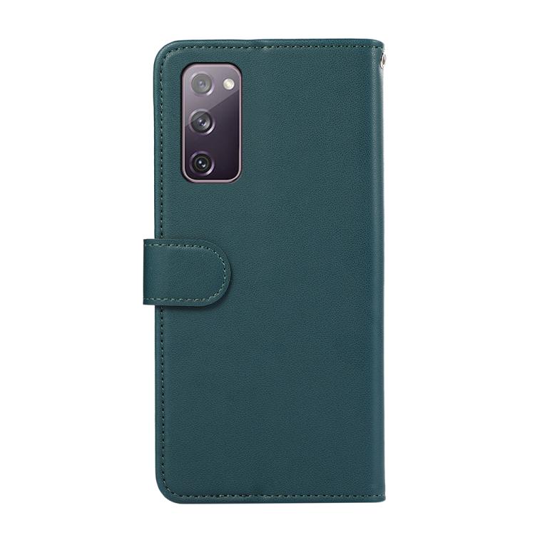 For Samsung Galaxy S20 FE ABEEL Delicate Texture Splicing RFID Leather Phone Case