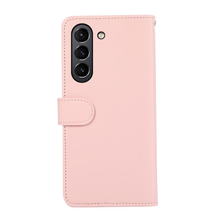 For Samsung Galaxy S21 FE 5G ABEEL Delicate Texture Splicing RFID Leather Phone Case