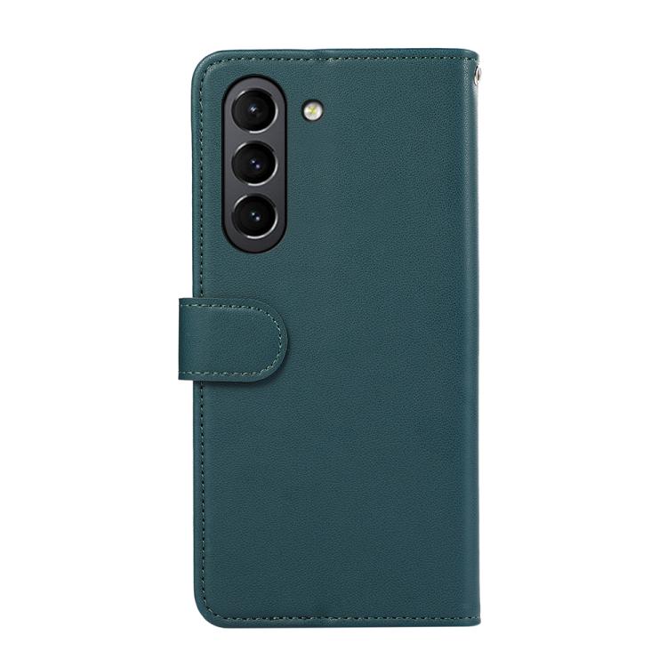 For Samsung Galaxy S21 FE 5G ABEEL Delicate Texture Splicing RFID Leather Phone Case