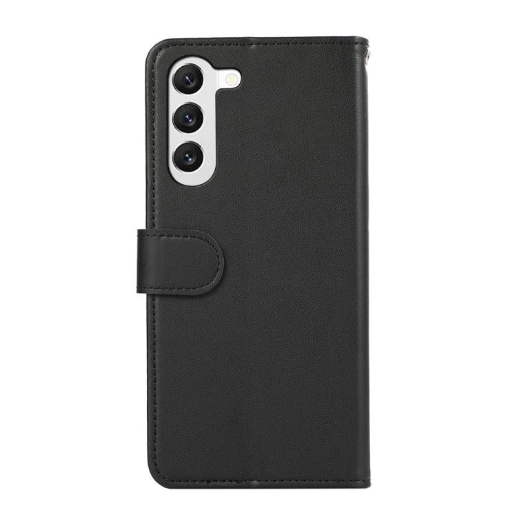 For Samsung Galaxy S22+ 5G ABEEL Delicate Texture Splicing RFID Leather Phone Case
