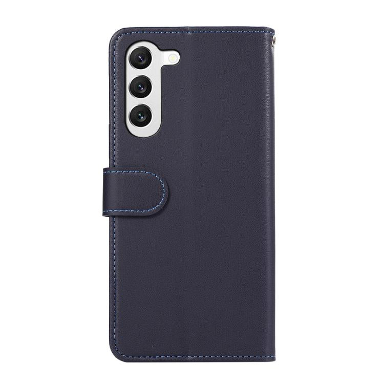 For Samsung Galaxy S22+ 5G ABEEL Delicate Texture Splicing RFID Leather Phone Case