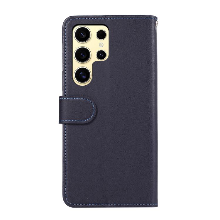 For Samsung Galaxy S23 Ultra 5G ABEEL Delicate Texture Splicing RFID Leather Phone Case