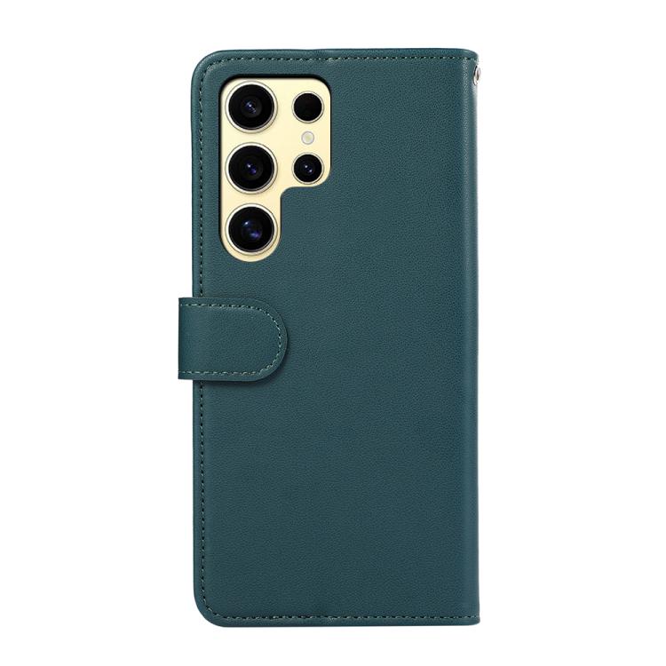 For Samsung Galaxy S23 Ultra 5G ABEEL Delicate Texture Splicing RFID Leather Phone Case