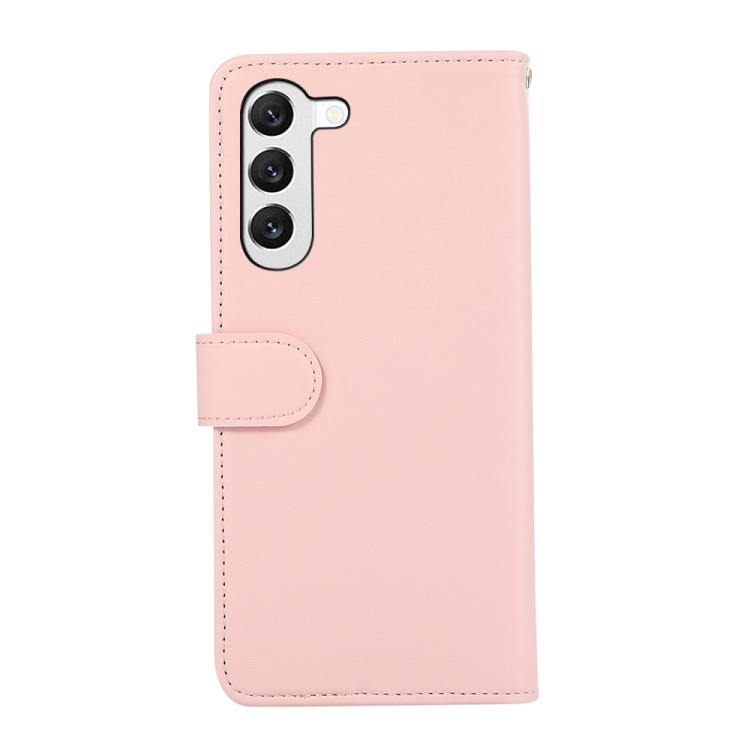 For Samsung Galaxy S23 5G ABEEL Delicate Texture Splicing RFID Leather Phone Case