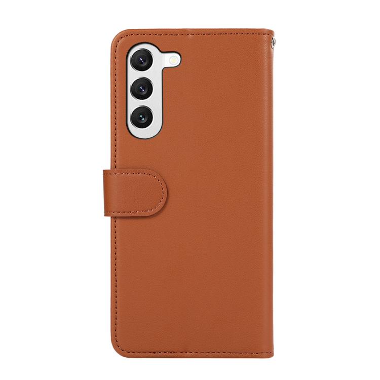 For Samsung Galaxy S23 5G ABEEL Delicate Texture Splicing RFID Leather Phone Case