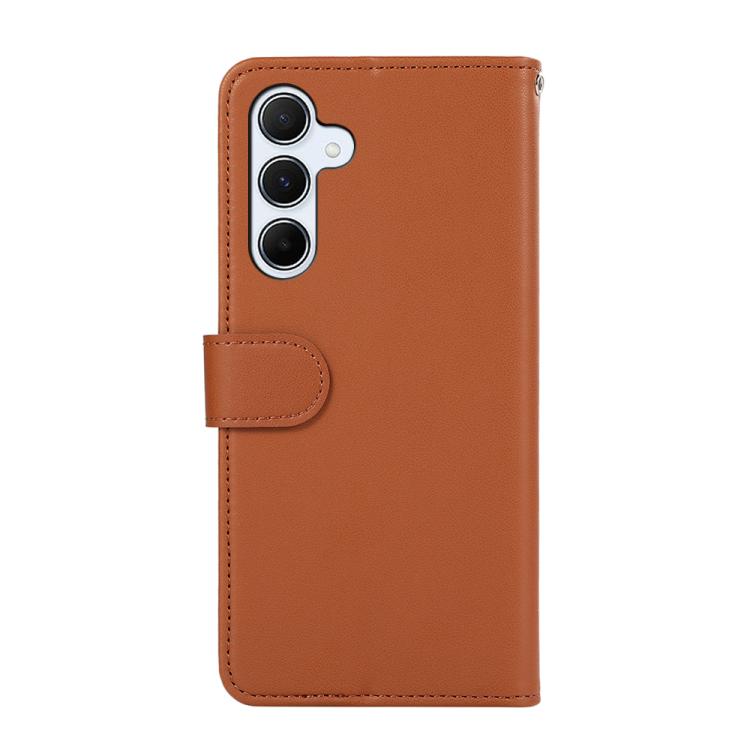 For Samsung Galaxy S24 5G ABEEL Delicate Texture Splicing RFID Leather Phone Case