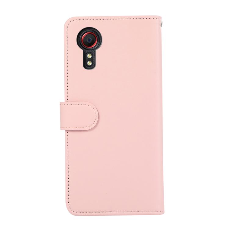For Samsung Galaxy XCover 7 ABEEL Delicate Texture Splicing RFID Leather Phone Case