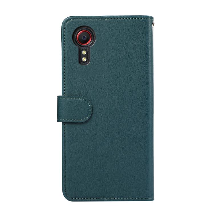 For Samsung Galaxy XCover 7 ABEEL Delicate Texture Splicing RFID Leather Phone Case